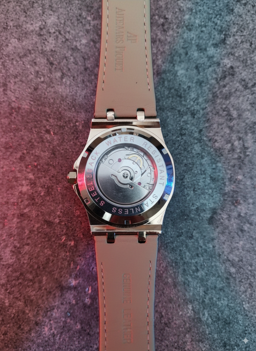 Audemars Piguet Automatic Watch with Leather Strap