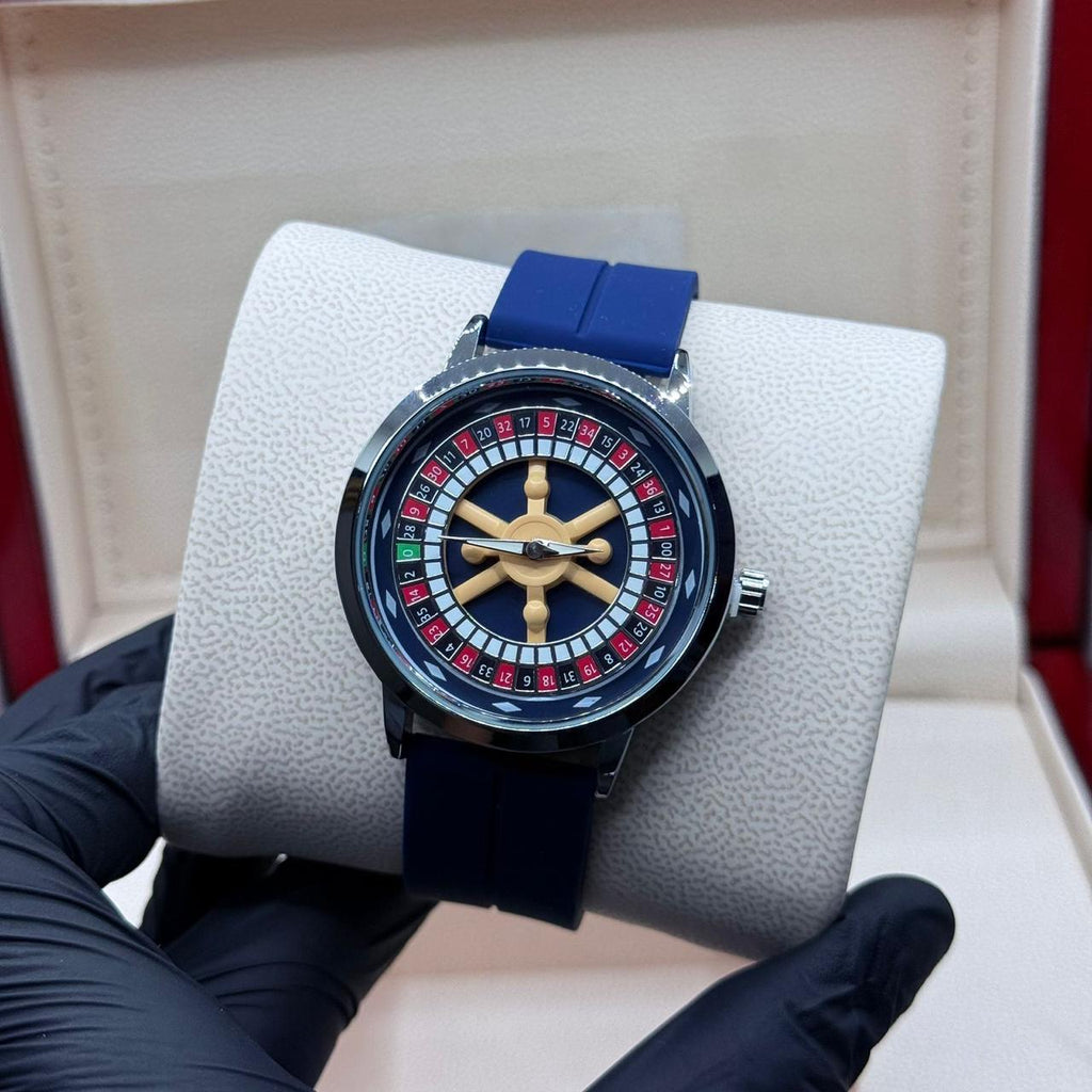 he Casino Watch with  blue Strap 